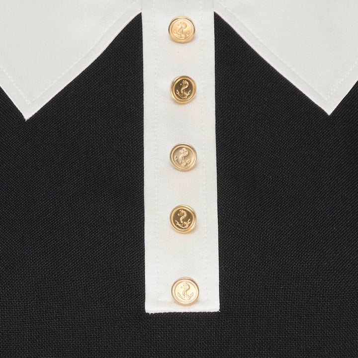 Couture Sleeve Polo Dress