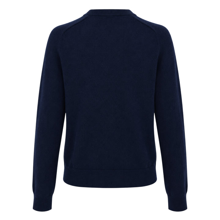 Pearl Brooch Cashmere Cardigan