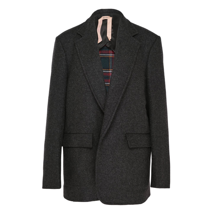 Wool Blend Tailored Jacket