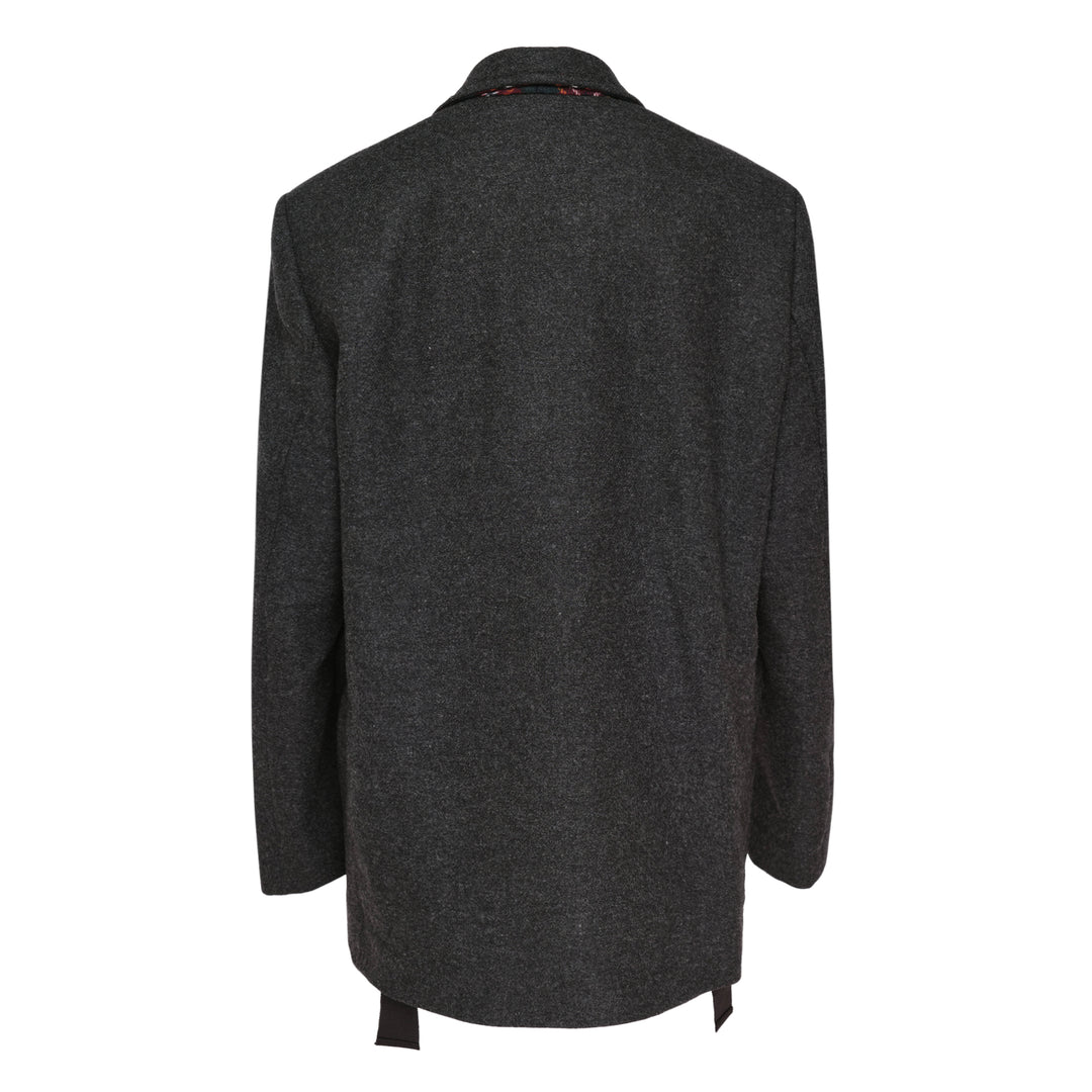 Wool Blend Tailored Jacket