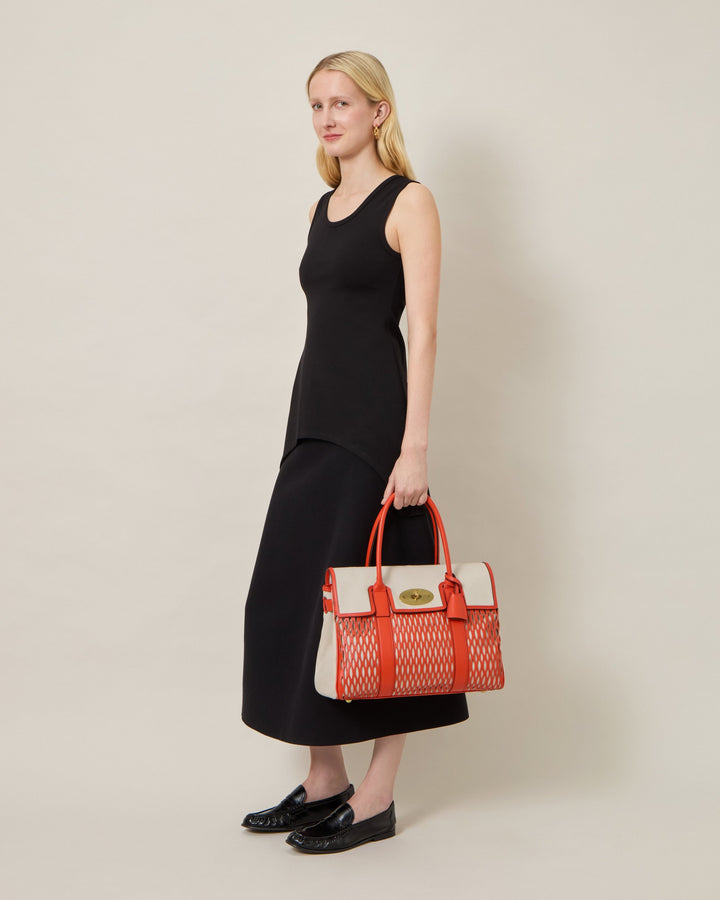 Bayswater Leather Canvas Cut-Out