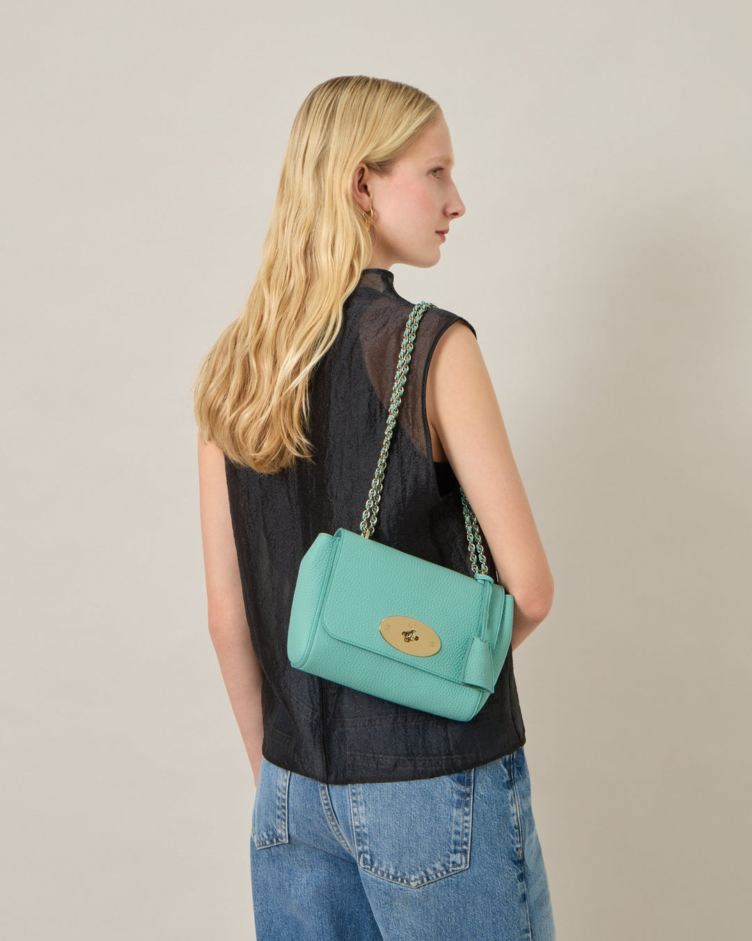 Lily Heavy Grain Shoulder Bag