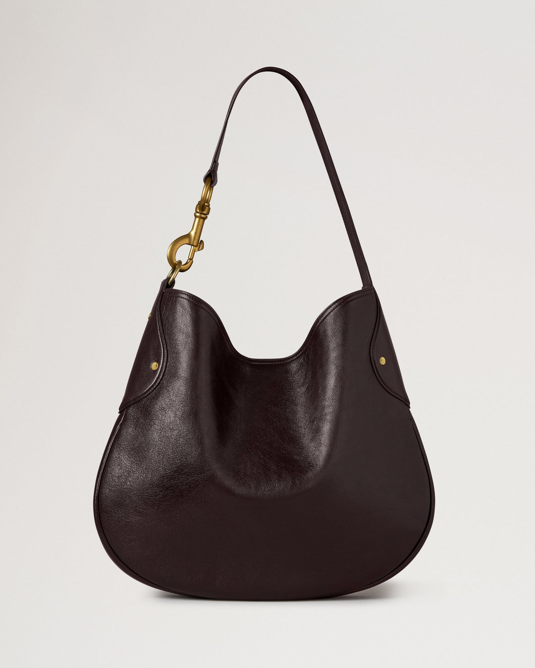 Hackney Shiny Leather Shoulder Bag