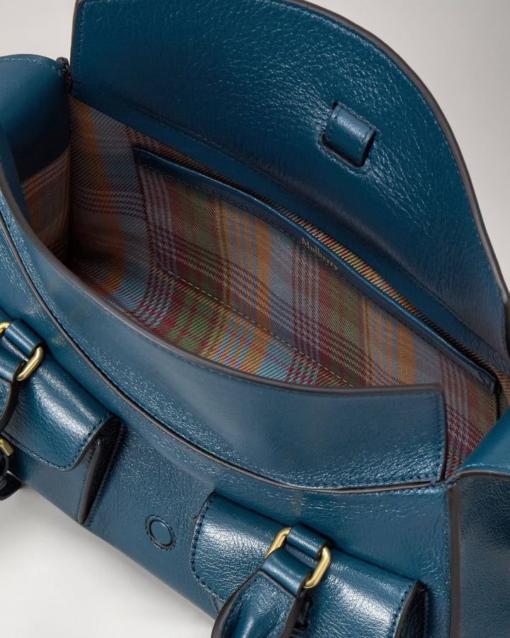 Small Roxanne High Shine Leather Bag