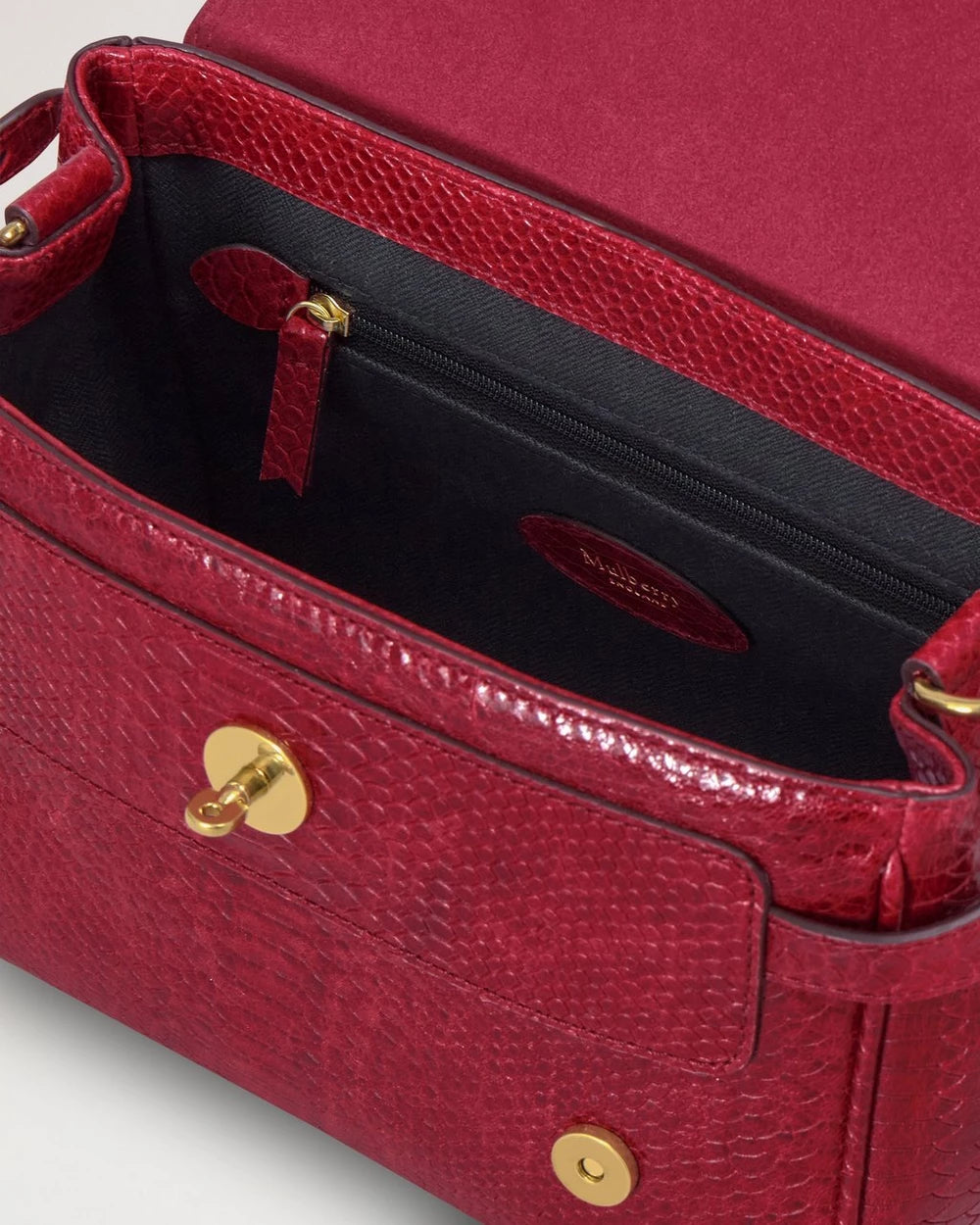 Mini Alexa Apple Red Waxed Snake Print