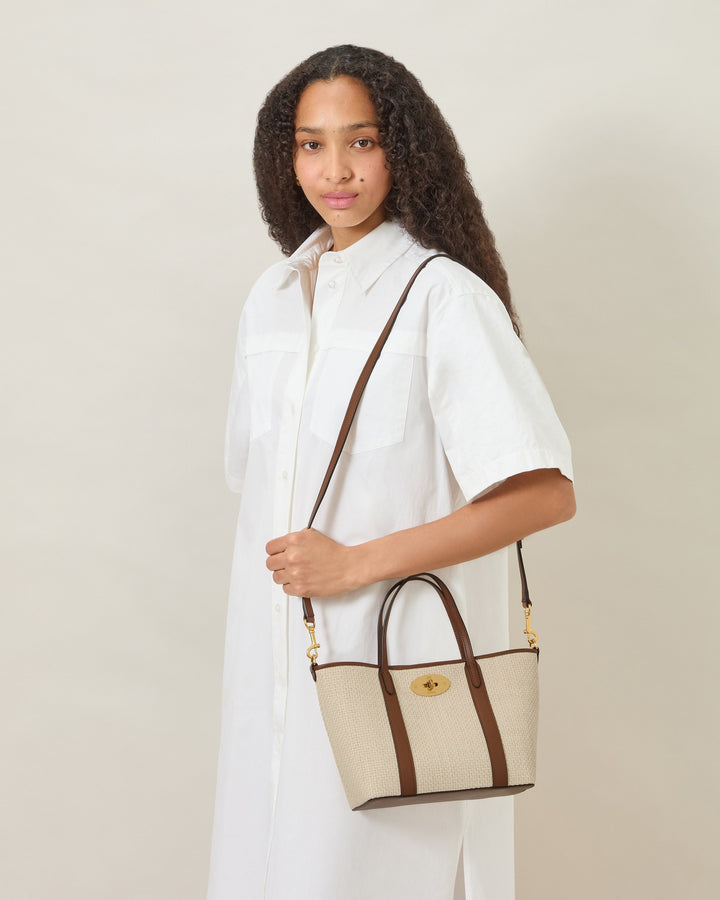 Mini Bayswater Raffia Tote
