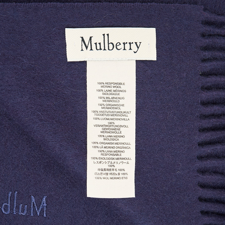 Small Solid Merino Wool Scarf