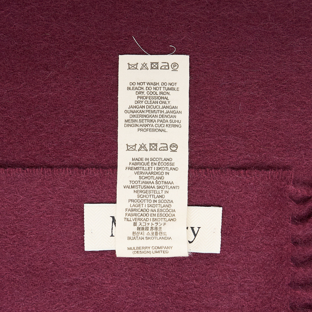 Cashmere Fringed Scarf