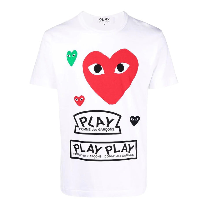 Multi Heart Graphic Tee