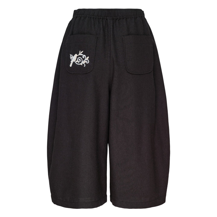 Wide Leg Stretch Trousers