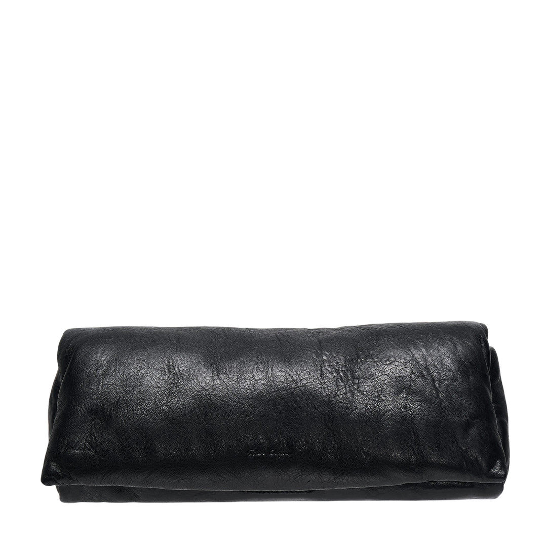 Tumbled Lamb Leather Clutch