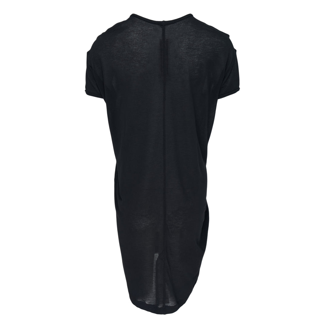 Hiked Viscose Silk T-Shirt Dress