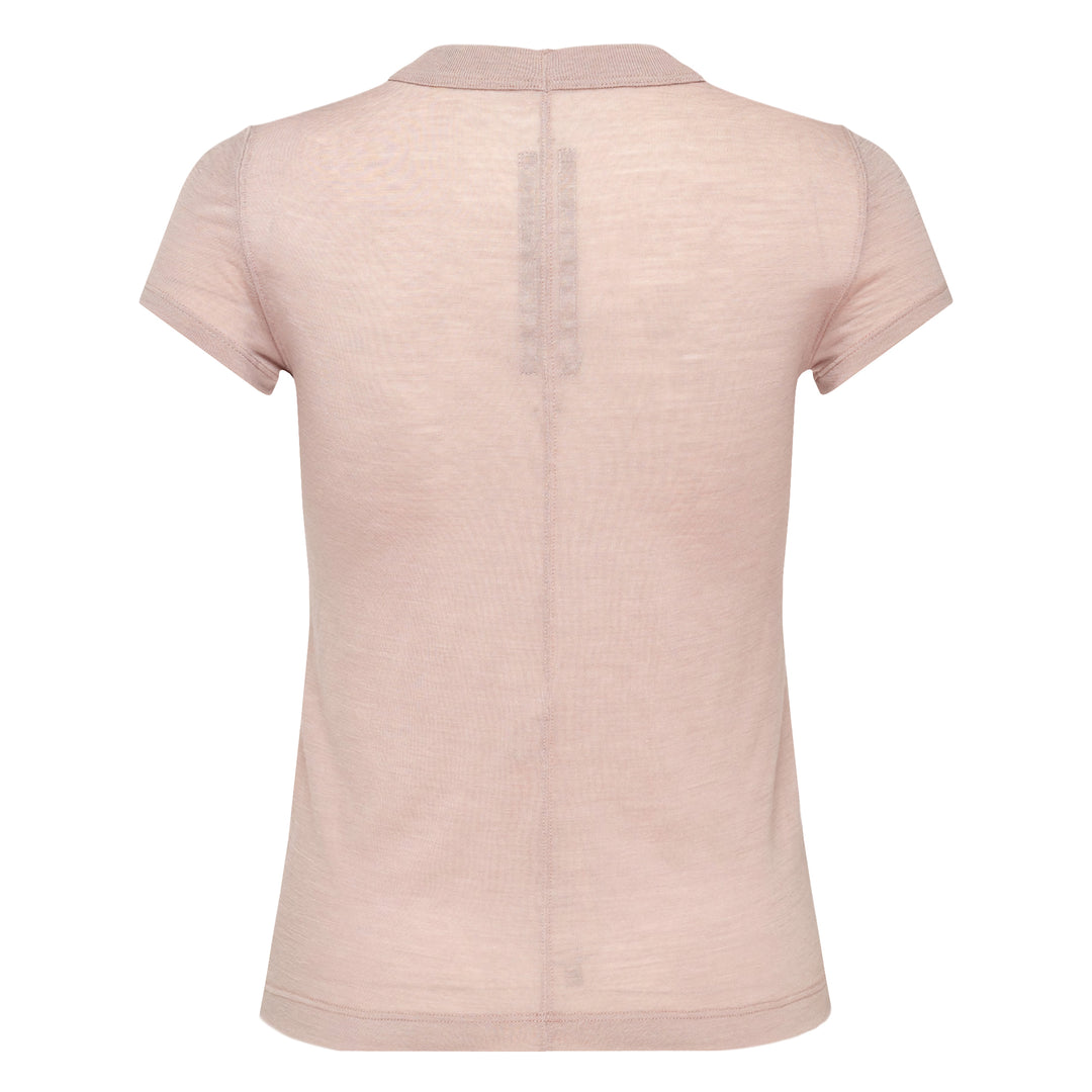 Cropped Wool Silk Jersey Tee