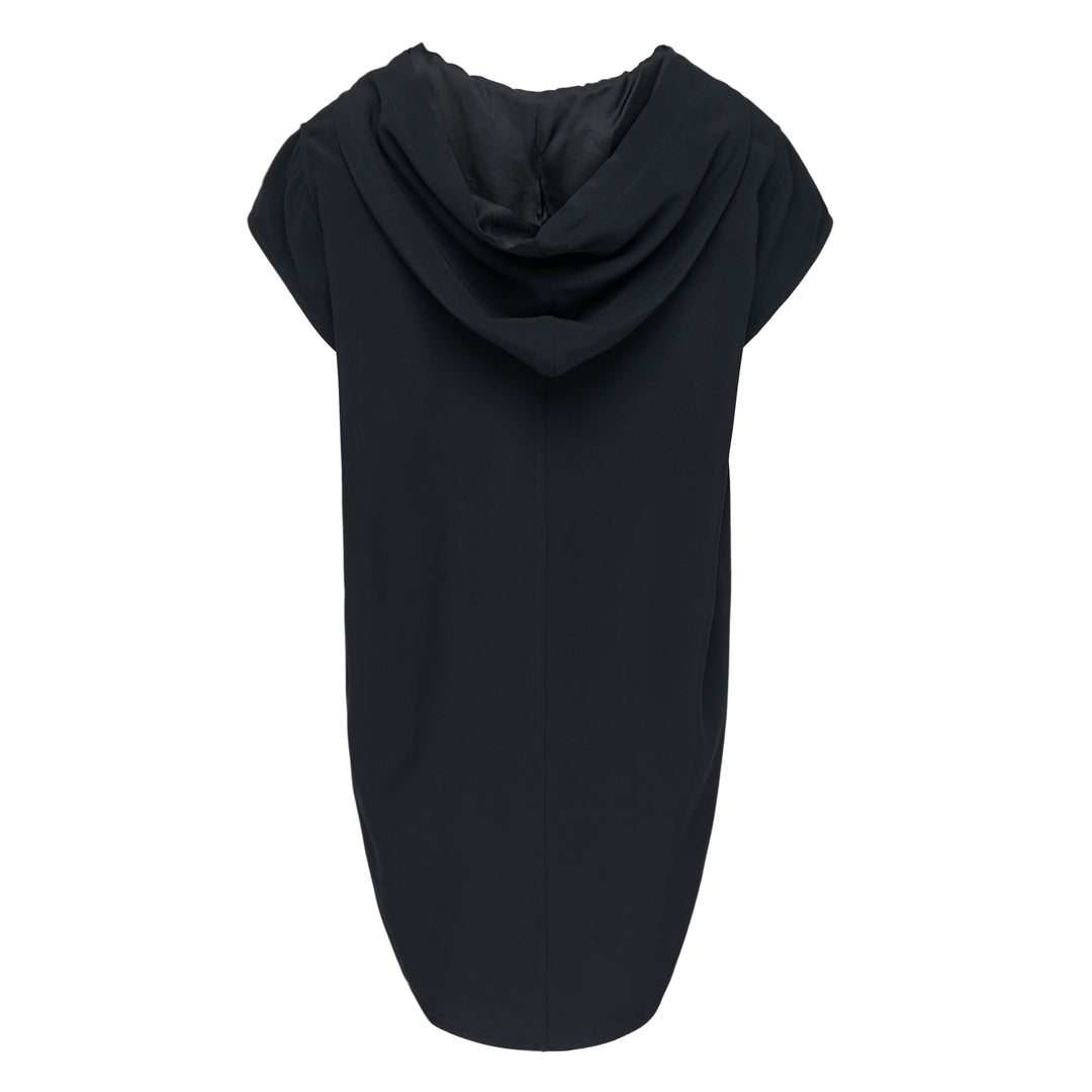 Heavy Cady Hoodie Dress