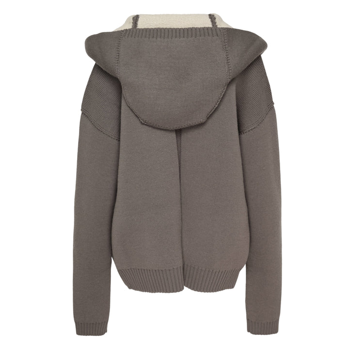 Reversible Wool Hoodie Blouson