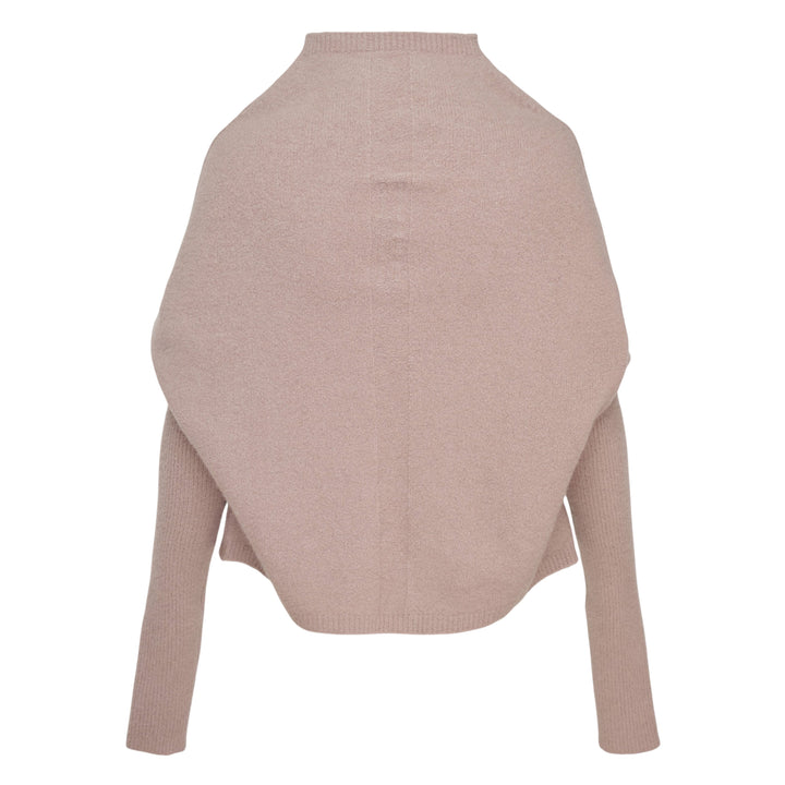 Long Sleeve Crater Felt Cashmere Sweater