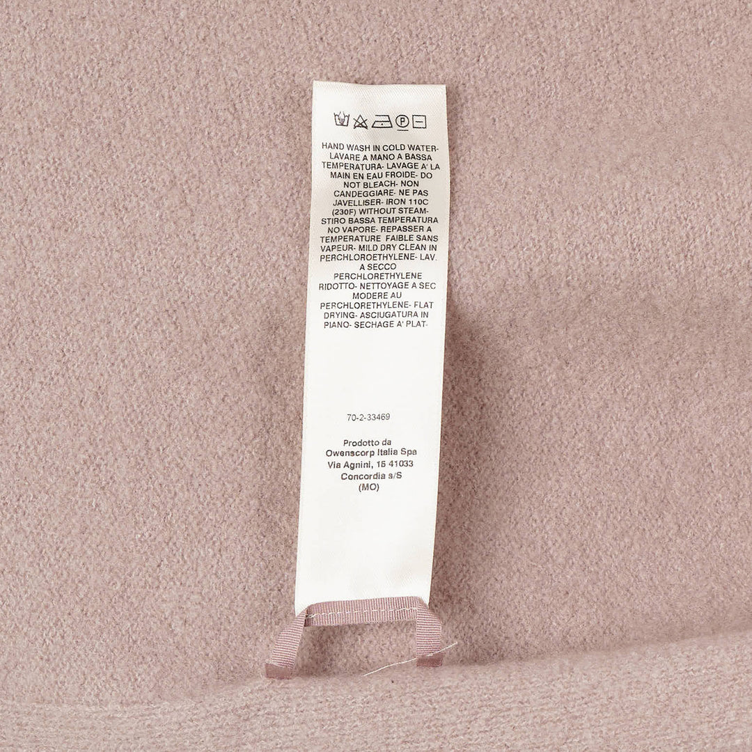 Long Sleeve Crater Felt Cashmere Sweater