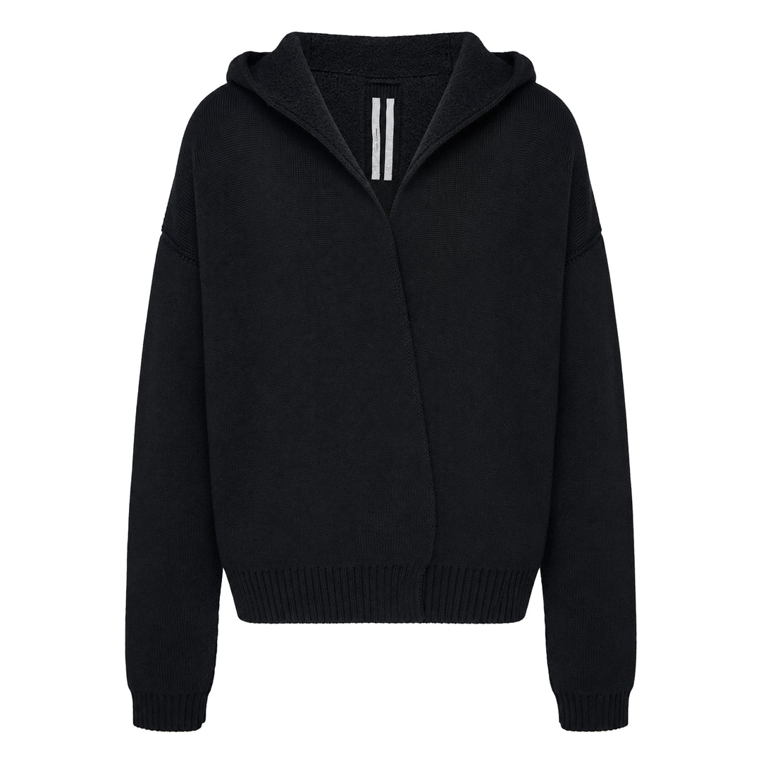 Reversible Wool Hoodie Robe
