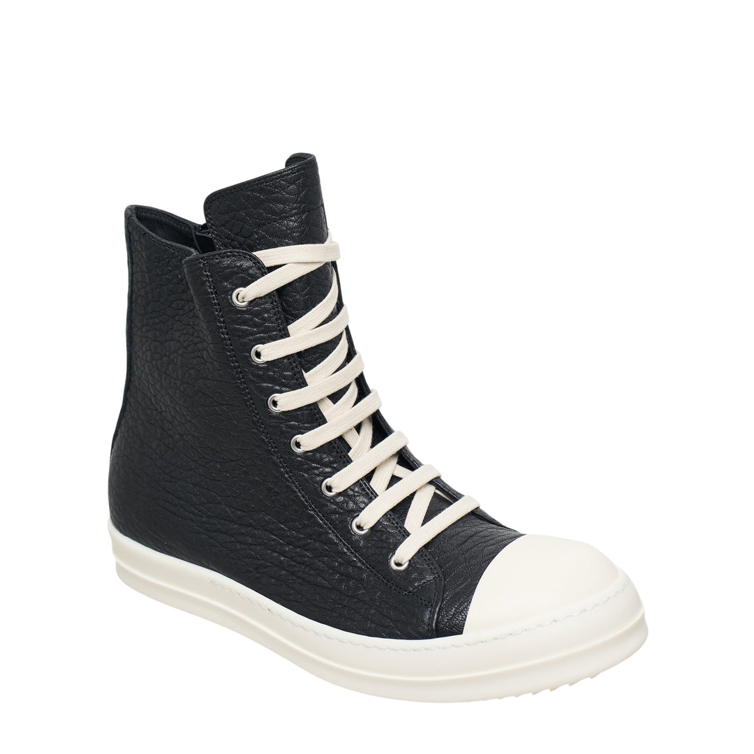 Lamb And Full Grain High Sneakers