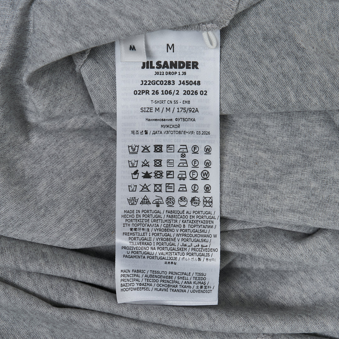 Embroidered Organic Short Sleeve Tee