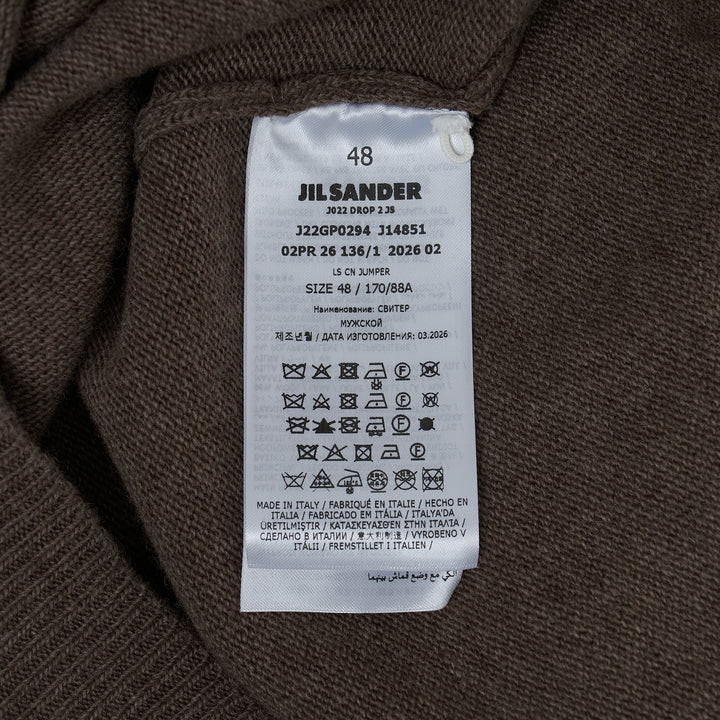 Long Sleeve Wool Crewneck Jumper