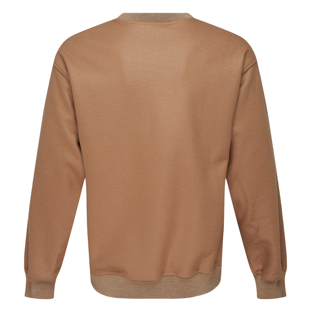 Wool Melton Long Sleeve Sweatshirt