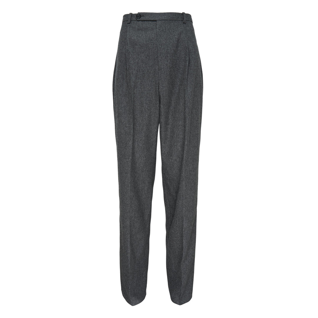 Light Merino Pleated Trousers