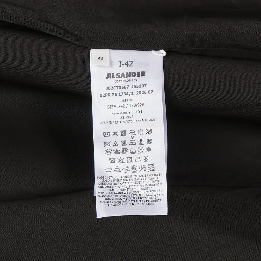 Viscose Sablé Envers Gown