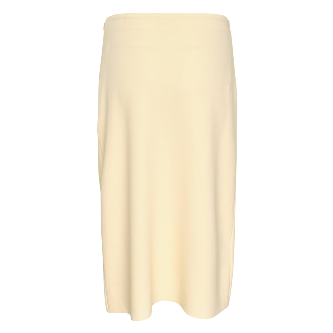 Mid Calf Double Face Wrap Skirt