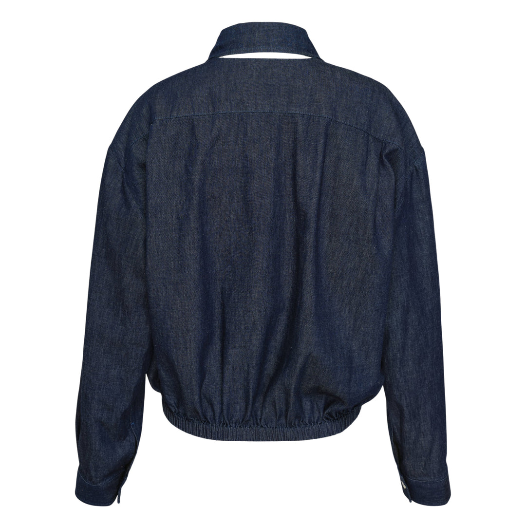Lightweight Denim Blouson Jacket