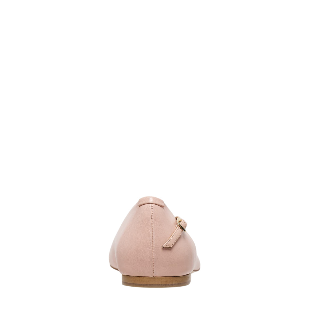Elyss Shiny Goat Leather Ballerina Flats