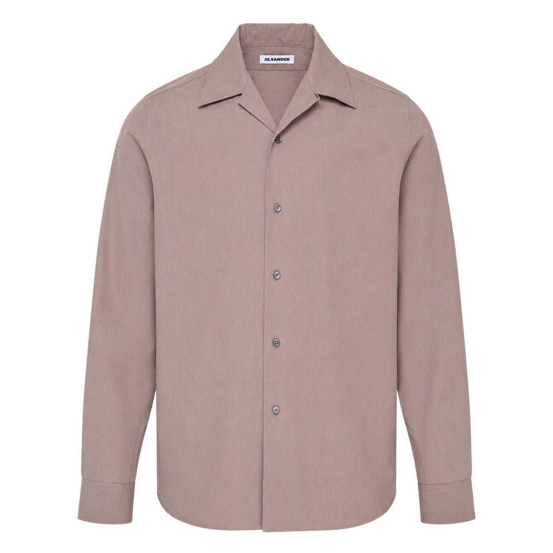 Crispy Washed Cotton Long Sleeve Shirt
