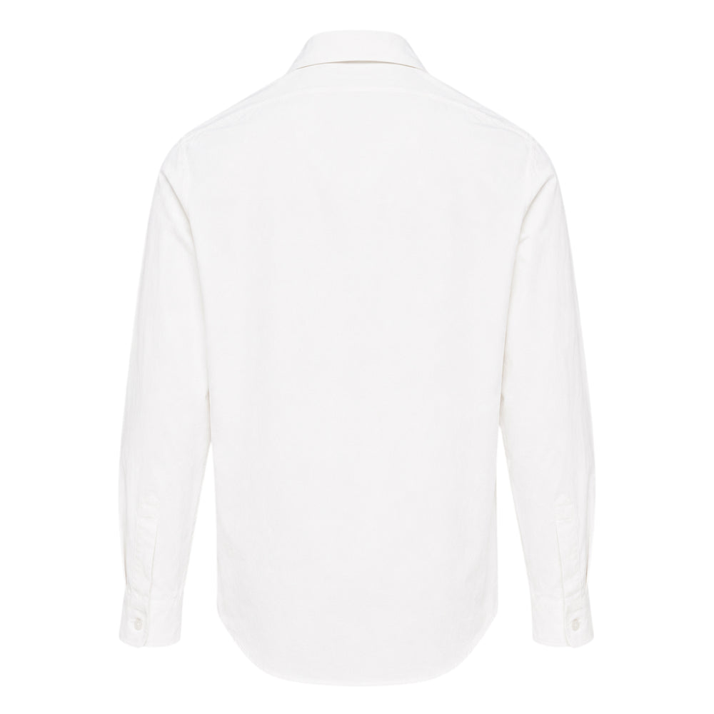 Jil Sander Crispy Washed Cotton Long Sleeve Shirt - view 2