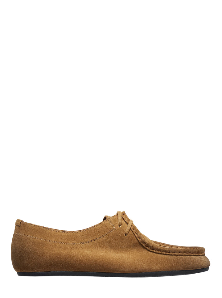 Hood Suede Lace-Up Shoes
