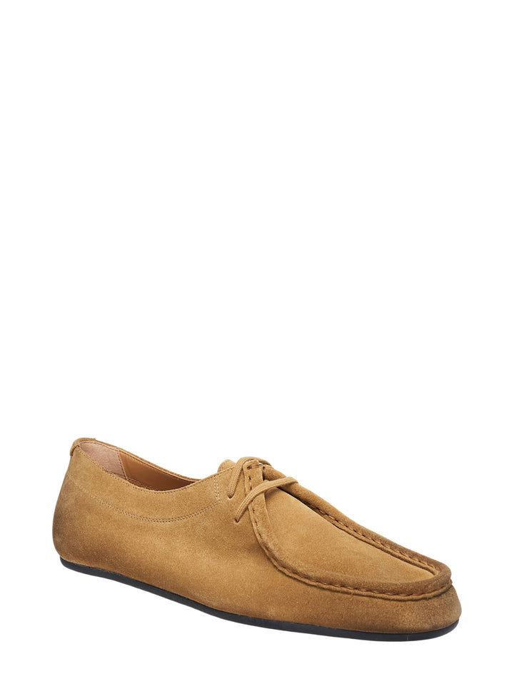 Hood Suede Lace-Up Shoes