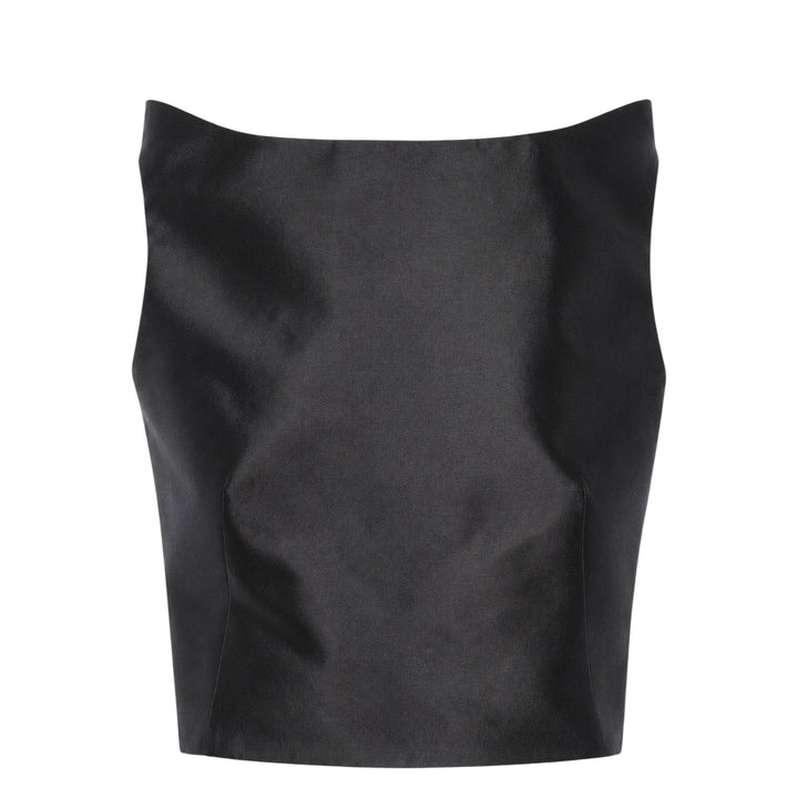 Silk Wool Mikado Top