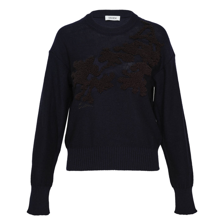 Fine Merino Wool Floral Jumper