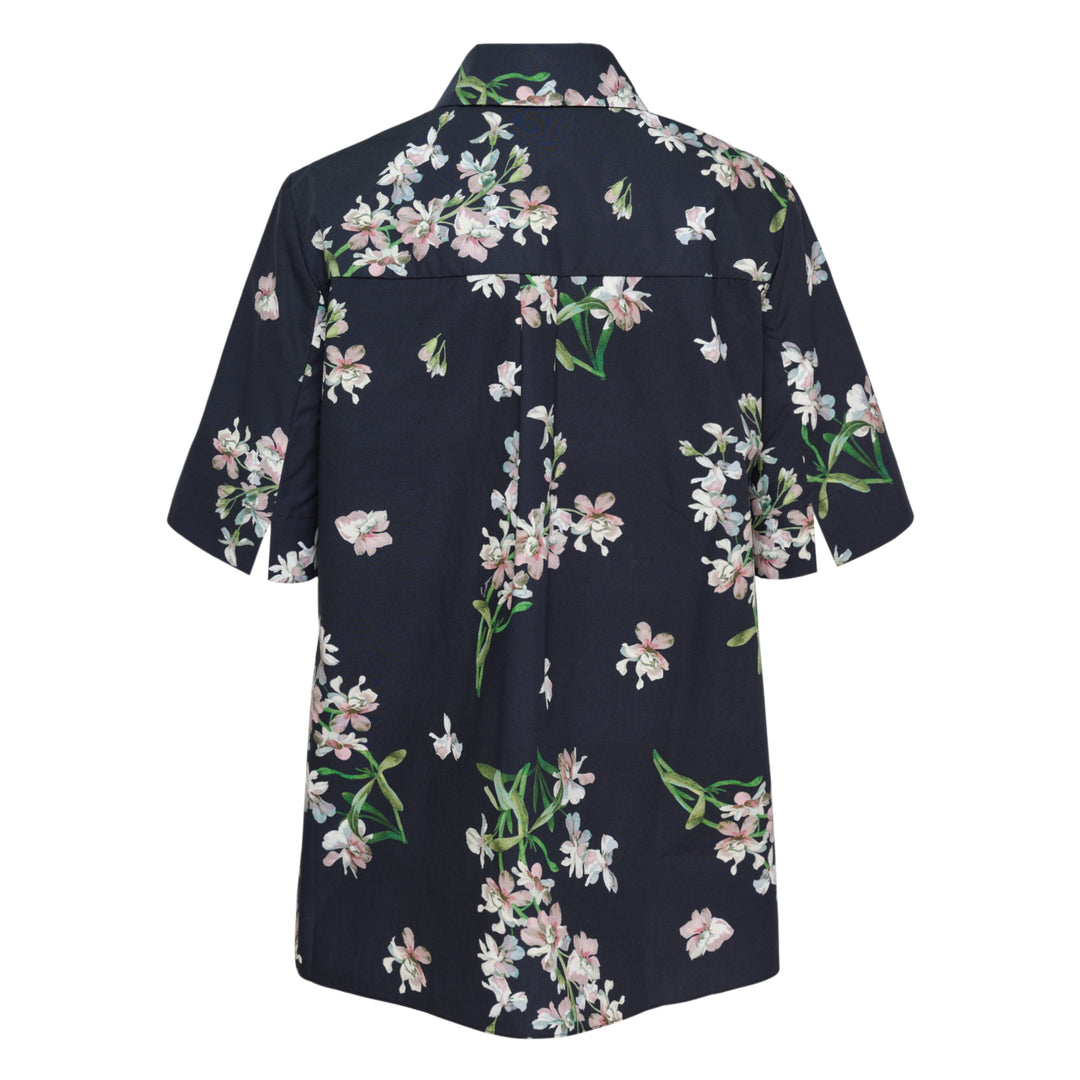 Floral Cotton Short Sleeve Shirt