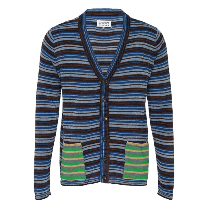 Multistripe Knit Cardigan