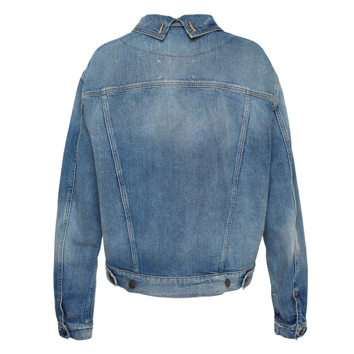 Foldable Collar Denim Jacket