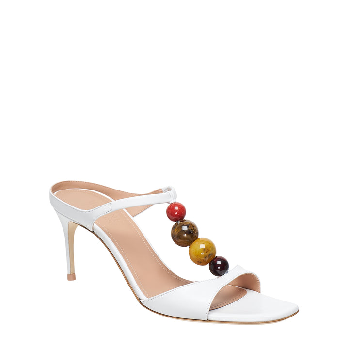 Lena 70 Beaded Mule Heels
