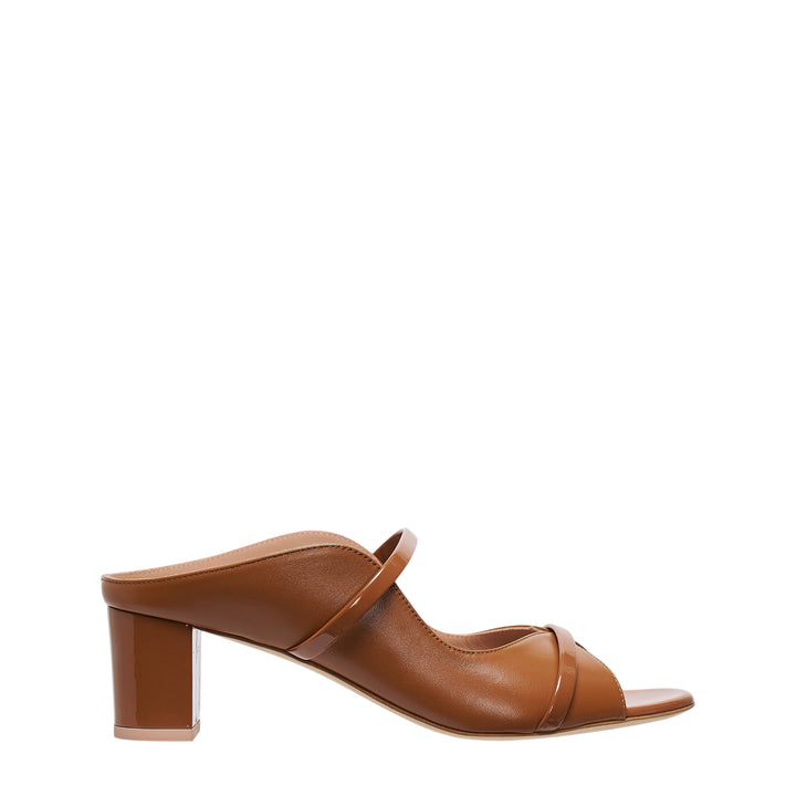 Norah 45 Leather Mule Heels