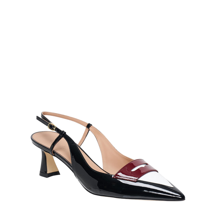 Suze 45 Patent Slingback Heels