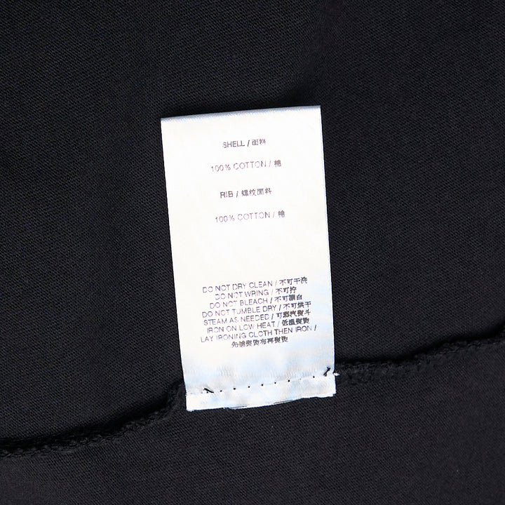 Bonbom Swan Vintage Effect Tee in garment-washed black, featuring a distressed white swan graphic with gothic blackletter text reading 'Bonbom Fall Winter 205', shown flat in an oversized boxy fit
