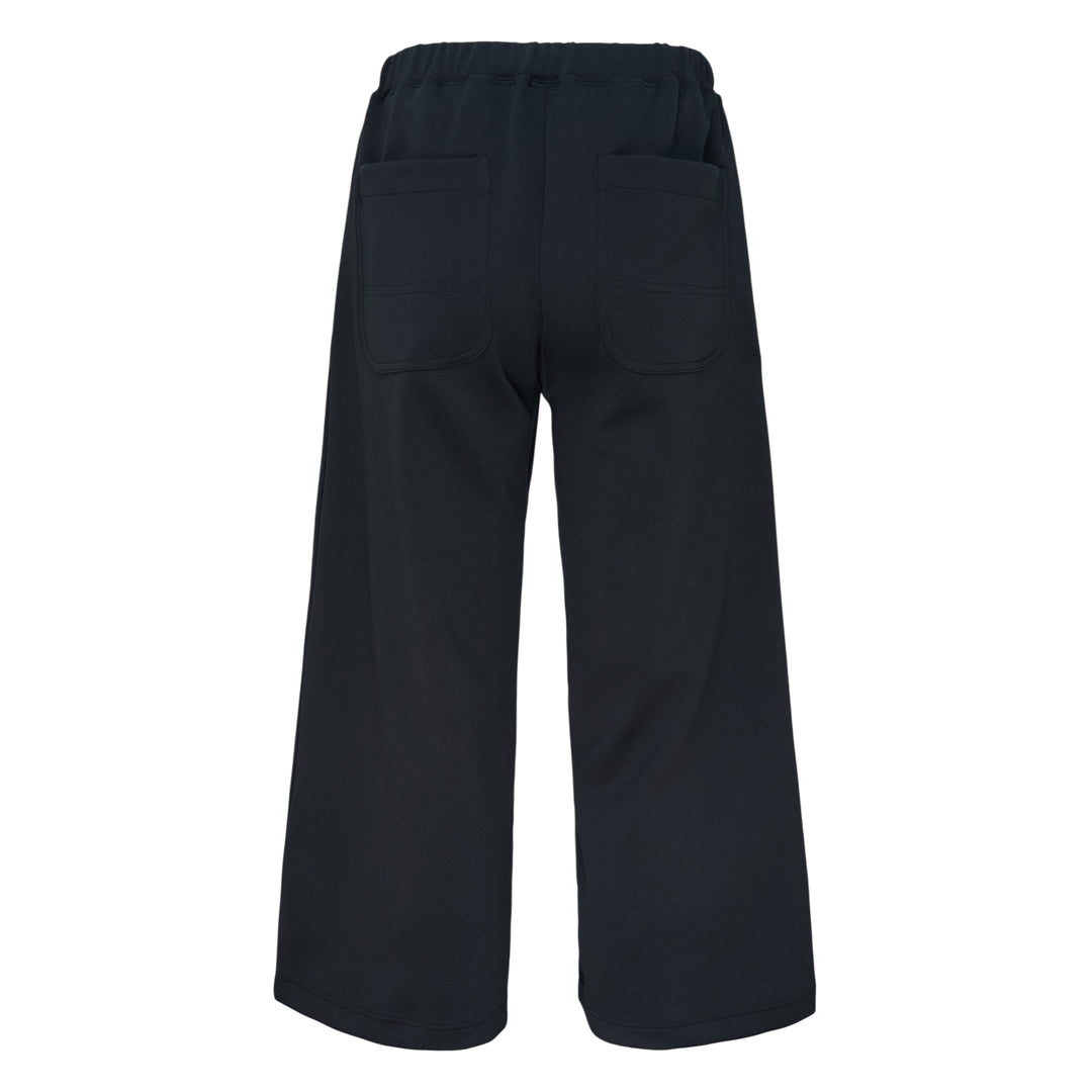 Polyester Jersey Wide-Leg Pants