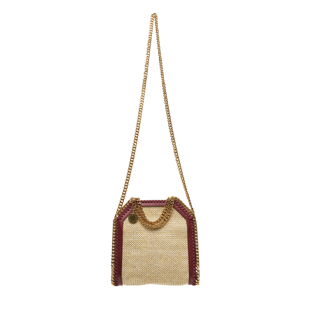 Falabella Tiny Raffia Bag