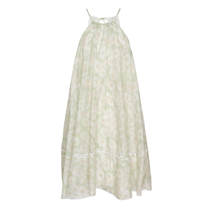 Daisy Print Halterneck Dress
