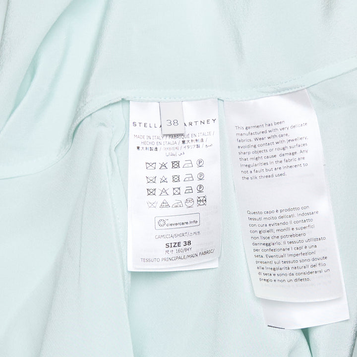 Tie-Neck Silk Shirt