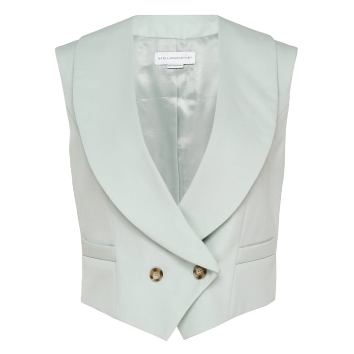Double-Breasted Wool Gilet