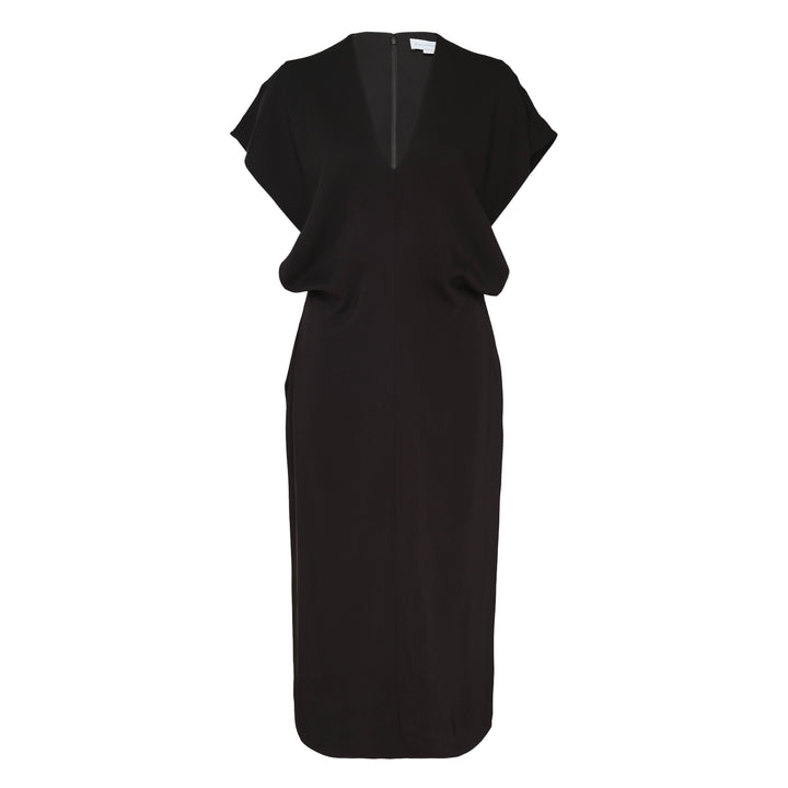 V-Neck Midi Dress